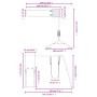 Spielplatz im Freien aus massivem Kiefernholz von vidaXL, Schaukeln und Spielgeräte - Ref: Foro24-3155954, Preis: 225,47 €, R...