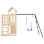 Outdoor playground made of solid pine wood by vidaXL, Swings and play structures - Ref: Foro24-3155834, Price: 364,34 €, Disc...