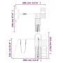 Outdoor playground made of solid pine wood by vidaXL, Swings and play structures - Ref: Foro24-3155834, Price: 364,34 €, Disc...