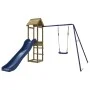 Outdoor playground made of impregnated pine wood by vidaXL, Swings and play structures - Ref: Foro24-3155857, Price: 233,09 €...
