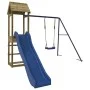 Outdoor playground made of impregnated pine wood by vidaXL, Swings and play structures - Ref: Foro24-3155857, Price: 233,09 €...