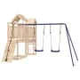 Parque infantil de exterior madera maciza de pino de vidaXL, Columpios y estructuras de juegos - Ref: Foro24-3155972, Precio:...