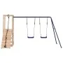 Parque infantil de exterior madera maciza de pino by vidaXL, Swings and play structures - Ref: Foro24-3155921, Price: 180,47 ...