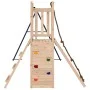 Parque infantil de exterior madera maciza de pino by vidaXL, Swings and play structures - Ref: Foro24-3155921, Price: 180,47 ...