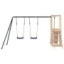 Parque infantil de exterior madera maciza de pino by vidaXL, Swings and play structures - Ref: Foro24-3155921, Price: 180,47 ...