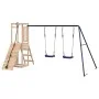 Parque infantil de exterior madera maciza de pino by vidaXL, Swings and play structures - Ref: Foro24-3155921, Price: 180,47 ...
