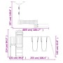 Douglas-Massivholz-Außenspielplatz von vidaXL, Schaukeln und Spielgeräte - Ref: Foro24-3155850, Preis: 625,49 €, Rabatt: %