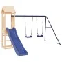 Parque infantil de exterior madera maciza de pino by vidaXL, Swings and play structures - Ref: Foro24-3155822, Price: 260,62 ...