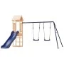 Parque infantil de exterior madera maciza de pino by vidaXL, Swings and play structures - Ref: Foro24-3155822, Price: 260,62 ...