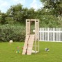 Spielhaus mit Kletterwand aus massivem Kiefernholz von vidaXL, Schaukeln und Spielgeräte - Ref: Foro24-3155945, Preis: 105,74...