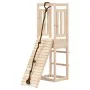 Spielhaus mit Kletterwand aus massivem Kiefernholz von vidaXL, Schaukeln und Spielgeräte - Ref: Foro24-3155945, Preis: 105,74...