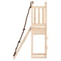 Playhouse with climbing wall solid pine wood by vidaXL, Swings and play structures - Ref: Foro24-3155945, Price: 105,74 €, Di...