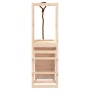 Playhouse with climbing wall solid pine wood by vidaXL, Swings and play structures - Ref: Foro24-3155945, Price: 105,74 €, Di...