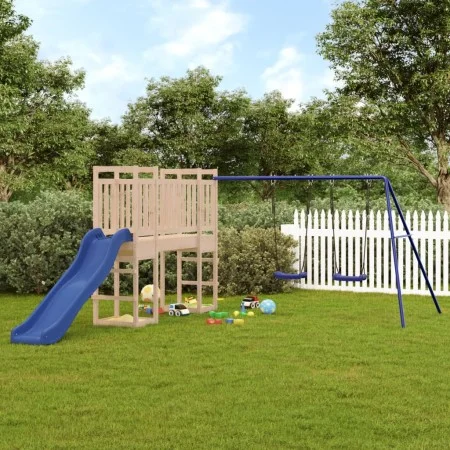 Solid pine wood outdoor playground by vidaXL, Swings and play structures - Ref: Foro24-3155960, Price: 393,96 €, Discount: %