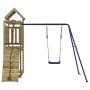 Impregnated pine wood outdoor playground by vidaXL, Swings and play structures - Ref: Foro24-3155968, Price: 318,41 €, Discou...