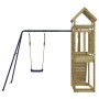Spielplatz im Freien aus imprägniertem Kiefernholz von vidaXL, Schaukeln und Spielgeräte - Ref: Foro24-3155968, Preis: 326,98...