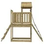 Playhouse with climbing wall made of pine-impregnated wood by vidaXL, Swings and play structures - Ref: Foro24-3155869, Price...