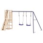 Solid pine wood outdoor playground by vidaXL, Swings and play structures - Ref: Foro24-3155951, Price: 171,13 €, Discount: %