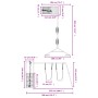 Spielplatz im Freien aus massivem Kiefernholz von vidaXL, Schaukeln und Spielgeräte - Ref: Foro24-3155951, Preis: 171,13 €, R...