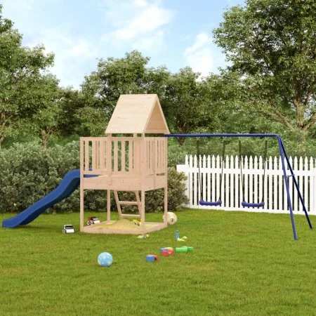 Solid pine wood outdoor playground by vidaXL, Swings and play structures - Ref: Foro24-3155939, Price: 419,27 €, Discount: %