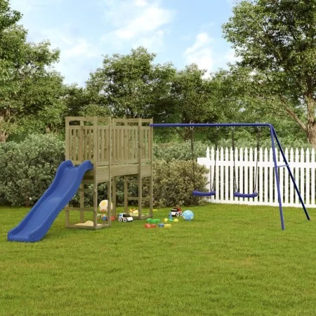 Impregnated pine wood outdoor playground by vidaXL, Swings and play structures - Ref: Foro24-3155962, Price: 416,47 €, Discou...