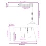 Spielplatz im Freien aus imprägniertem Kiefernholz von vidaXL, Schaukeln und Spielgeräte - Ref: Foro24-3155962, Preis: 434,10...