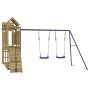 Spielplatz im Freien aus imprägniertem Kiefernholz von vidaXL, Schaukeln und Spielgeräte - Ref: Foro24-3155974, Preis: 535,61...