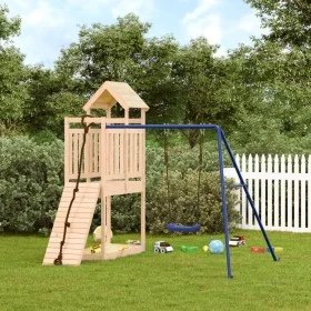 Spielplatz im Freien aus massivem Kiefernholz von vidaXL, Schaukeln und Spielgeräte - Ref: Foro24-3155966, Preis: 292,81 €, R...