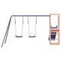 Douglas-Massivholz-Außenspielplatz von vidaXL, Schaukeln und Spielgeräte - Ref: Foro24-3155958, Preis: 246,08 €, Rabatt: %