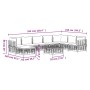 Gartenmöbel-Set 9-teilig und anthrazitfarbene PE-Rattan-Kissen von vidaXL, Outdoor-Sofas - Ref: Foro24-3186792, Preis: 752,18...
