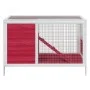 Solid red pine wood hutch 103x44x69.5 cm by vidaXL, Cages and habitats for small animals - Ref: Foro24-172299, Price: 87,30 €...