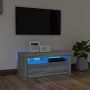 TV-Schrank mit LED-Leuchten Sonomagrau 90x35x40 cm von vidaXL, TV-Möbel - Ref: Foro24-822722, Preis: 61,41 €, Rabatt: %