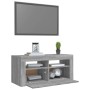 TV-Schrank mit LED-Leuchten Sonomagrau 90x35x40 cm von vidaXL, TV-Möbel - Ref: Foro24-822722, Preis: 62,28 €, Rabatt: %
