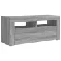 TV-Schrank mit LED-Leuchten Sonomagrau 90x35x40 cm von vidaXL, TV-Möbel - Ref: Foro24-822722, Preis: 61,41 €, Rabatt: %
