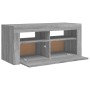 TV-Schrank mit LED-Leuchten Sonomagrau 90x35x40 cm von vidaXL, TV-Möbel - Ref: Foro24-822722, Preis: 62,28 €, Rabatt: %