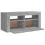 TV-Schrank mit LED-Leuchten Sonomagrau 90x35x40 cm von vidaXL, TV-Möbel - Ref: Foro24-822722, Preis: 61,41 €, Rabatt: %