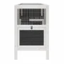 Solid gray pine wood hutch 103x44x69.5 cm by vidaXL, Cages and habitats for small animals - Ref: Foro24-172297, Price: 114,41...