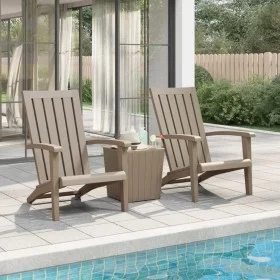 Adirondack Gartenstühle 2 Stück hellbraunes Polypropylen von vidaXL, Gartenstühle - Ref: Foro24-364168, Preis: 229,68 €, Raba...