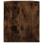 Mueble de TV con luces LED roble ahumado 90x35x40 cm de vidaXL, Muebles TV - Ref: Foro24-822721, Precio: 53,45 €, Descuento: %