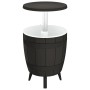 3 in 1 Kühlschrank aus schwarzem Polypropylen von vidaXL, Gartentische - Ref: Foro24-364159, Preis: 151,79 €, Rabatt: %