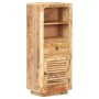 Aparador de madera de mango rugosa 45x32x110 cm