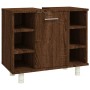 Badezimmerschrank aus braunem Eichensperrholz, 60 x 32 x 53,5 cm von vidaXL, Badezimmermöbel - Ref: Foro24-826374, Preis: 45,...