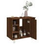 Badezimmerschrank aus braunem Eichensperrholz, 60 x 32 x 53,5 cm von vidaXL, Badezimmermöbel - Ref: Foro24-826374, Preis: 45,...