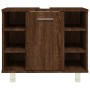Badezimmerschrank aus braunem Eichensperrholz, 60 x 32 x 53,5 cm von vidaXL, Badezimmermöbel - Ref: Foro24-826374, Preis: 45,...