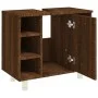 Badezimmerschrank aus braunem Eichensperrholz, 60 x 32 x 53,5 cm von vidaXL, Badezimmermöbel - Ref: Foro24-826374, Preis: 45,...