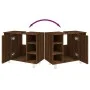 Badezimmerschrank aus braunem Eichensperrholz, 60 x 32 x 53,5 cm von vidaXL, Badezimmermöbel - Ref: Foro24-826374, Preis: 45,...