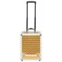Goldener Make-up-Trolley aus Aluminium, 35 x 29 x 45 cm von vidaXL, Kulturbeutel - Ref: Foro24-91827, Preis: 61,35 €, Rabatt: %