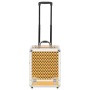 Maletín trolley de maquillaje aluminio dorado 35x29x45 cm de vidaXL, Neceseres - Ref: Foro24-91827, Precio: 58,69 €, Descuent...