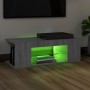 TV-Möbel mit grauen Sonoma-LED-Leuchten 90x39x30 cm von vidaXL, TV-Möbel - Ref: Foro24-822666, Preis: 55,94 €, Rabatt: %