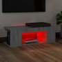 TV-Möbel mit grauen Sonoma-LED-Leuchten 90x39x30 cm von vidaXL, TV-Möbel - Ref: Foro24-822666, Preis: 55,94 €, Rabatt: %